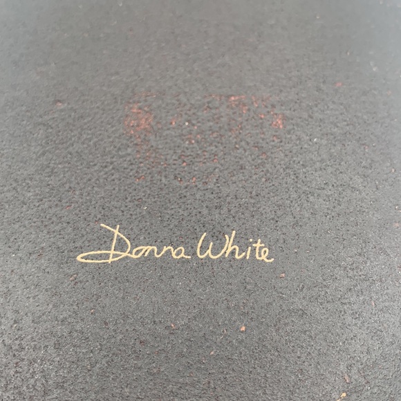 Hand painted Snowman Tray; signed Donna White - Picture 4 of 4